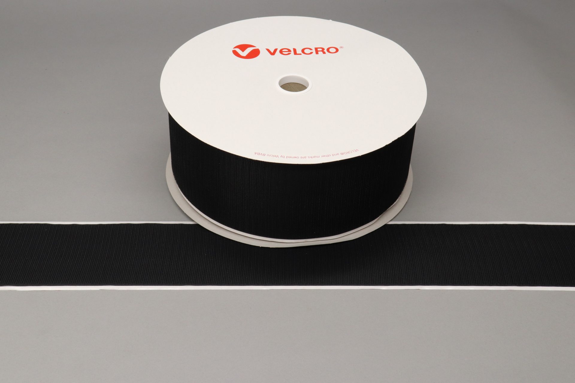 VELCRO® 50mm Wide Hook & Loop - Self Adhesive - Black (KBT-N2021