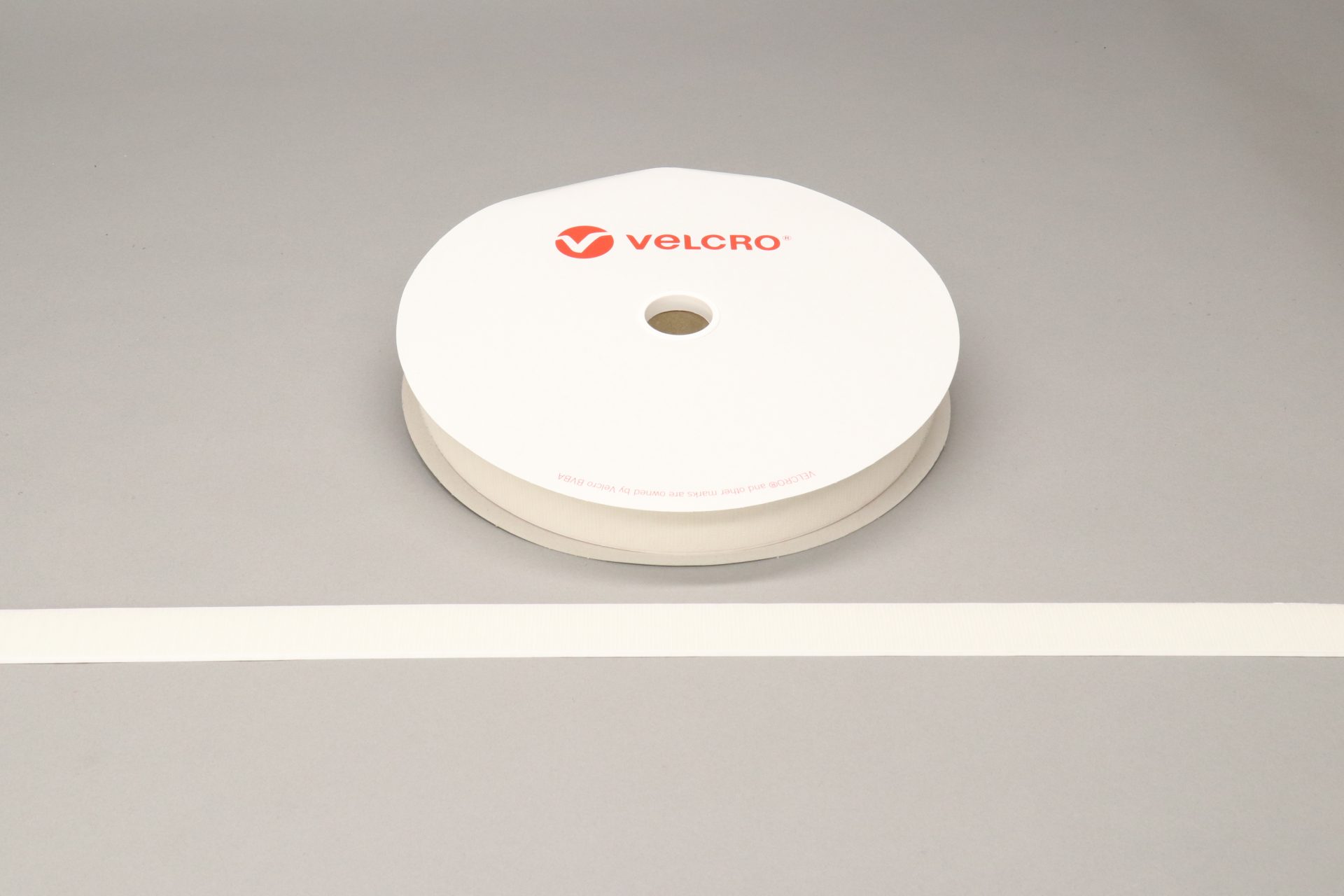 VELCRO® Brand Stick On Tape, Hook Only, White - 25m Roll